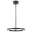 AFX Lighting One 1Lt 18" LED Pendant, Black/White - ONEP18LAJUDBK