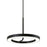 AFX Lighting One 1Lt 18" LED Pendant, Black/White