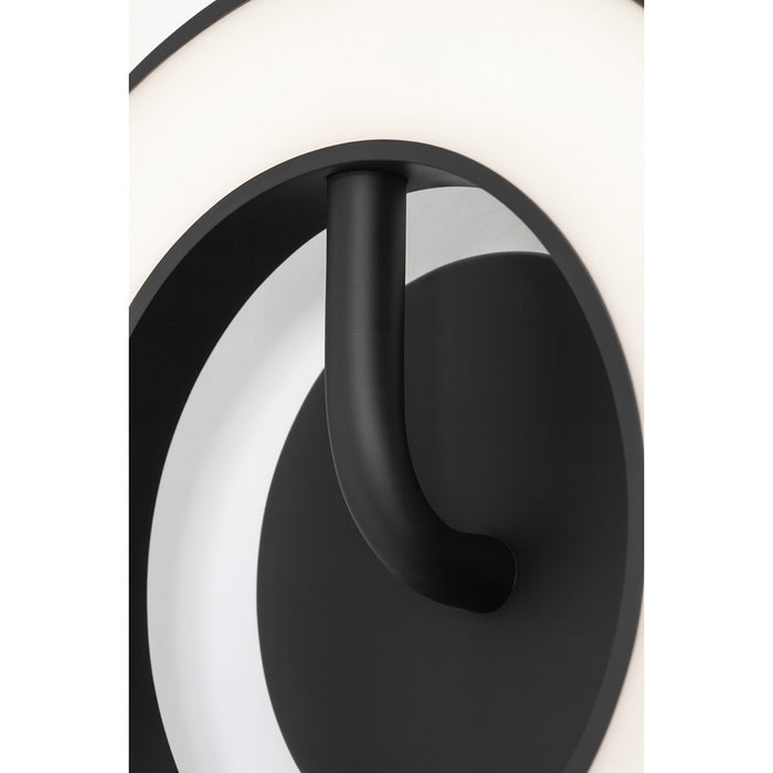 AFX Lighting One 1Lt 10" LED Wall Sconce, Black/White