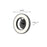 AFX Lighting One 1Lt 10" LED Wall Sconce, Black/White