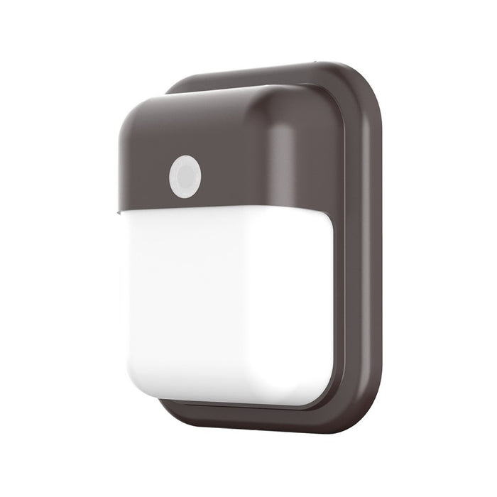 AFX Lighting Patton 1 Light 8" Outdoor Sconce, Bronze/White - PATW0608LAJENBZ