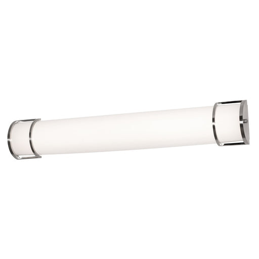 AFX Lighting Pacific 1LT LED 48" Linear Vanity, Nickel/White - PCV483400L30SN