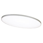 AFX Lighting Ideal 32'' Oval 1Lt LED Flush Mount, Nickel/White