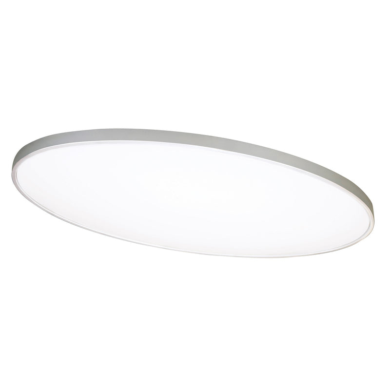 AFX Lighting Ideal 32'' Oval 1Lt LED Flush Mount, Nickel/White