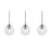 AFX Lighting Palla Light Black Pendant, Black/ - PLAP07MBBKLNR3