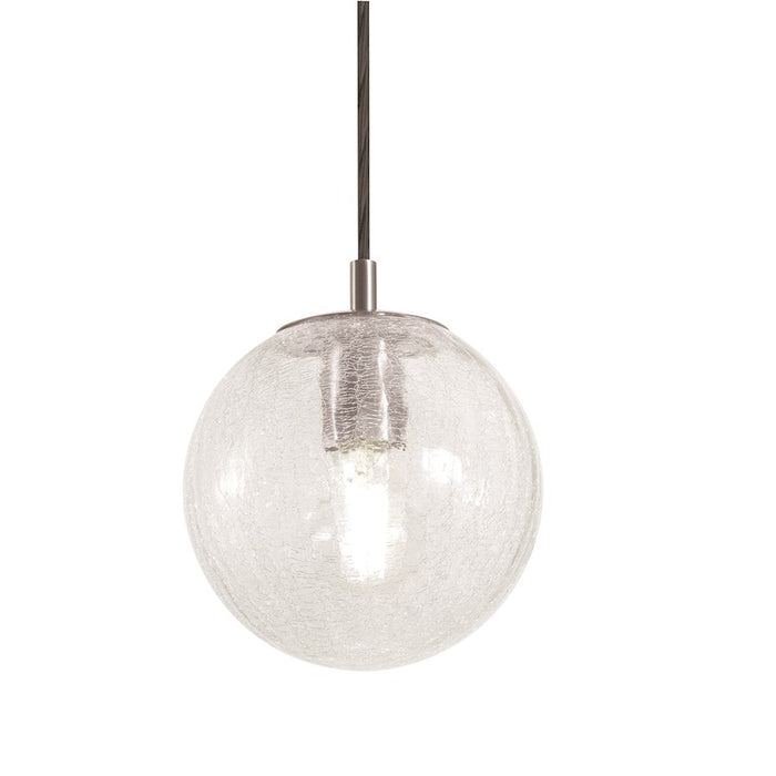 AFX Lighting Palla 1Lt 7'' Medium Base Pendant, Nickel/Frosted - PLAP07MBSN
