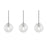 AFX Lighting Palla Light Satin Nickel Pendant, Satin Nickel/ - PLAP07MBSNLNR3