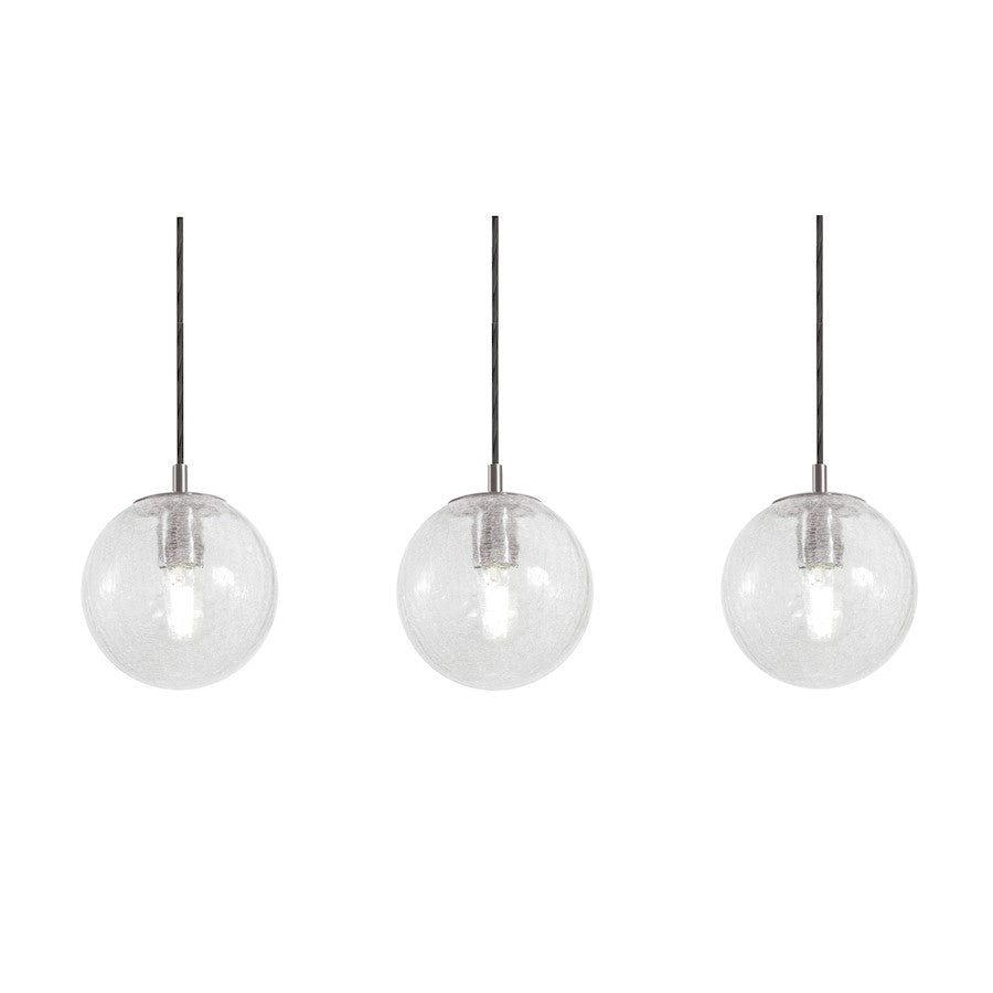 AFX Lighting Palla Light Satin Nickel Pendant, Satin Nickel/ - PLAP07MBSNLNR3
