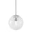 AFX Lighting Palla 1Lt 9'' Medium Base Pendant, Nickel/Frosted - PLAP09MBSN