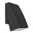 AFX Lighting Poly 1 Light 11" Outdoor Wall Light, Black/Clear - POLW0911LAJD2BK