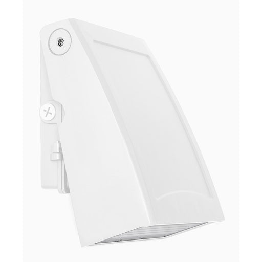 AFX Lighting Poly 1 Light 11" Outdoor Wall Light, White/Clear - POLW0911LAJD2WH