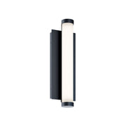 AFX Lighting Path 1Lt 18" LED Outdoor Sconce, Black/Frosted - PTHW0618LAJUDBK