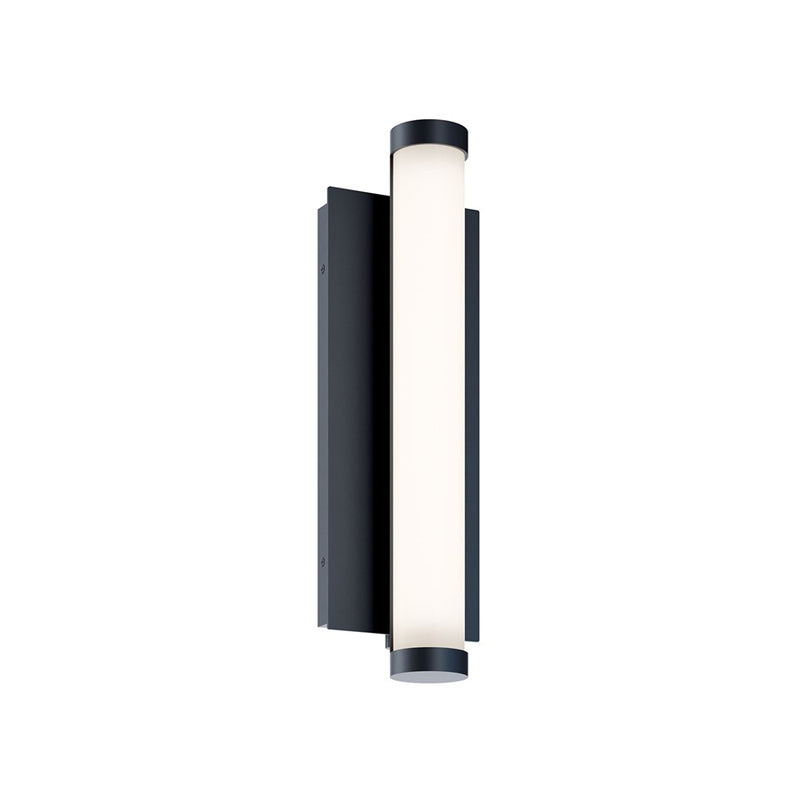AFX Lighting Path 1Lt 18" LED Outdoor Sconce, Black/Frosted - PTHW0618LAJUDBK