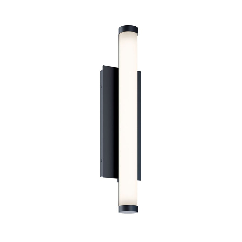 AFX Lighting Path 1Lt 24" LED Outdoor Sconce, Black/Frosted - PTHW0624LAJUDBK