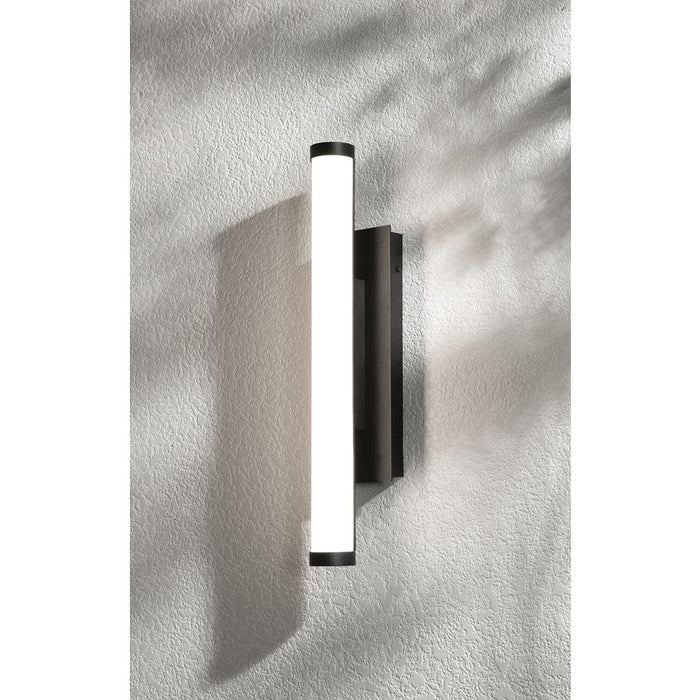 AFX Lighting Path 1Lt 24" LED Outdoor Sconce, Black/Frosted
