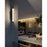 AFX Lighting Path 1Lt 24" LED Outdoor Sconce, Black/Frosted