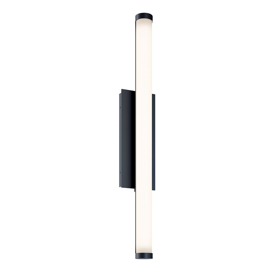 AFX Lighting Path 1Lt 36" LED Outdoor Sconce, Black/Frosted - PTHW0636LAJUDBK