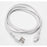 AFX Lighting Riley 5' Power Cord with 3-Prong Plug, White - RLEP60WH