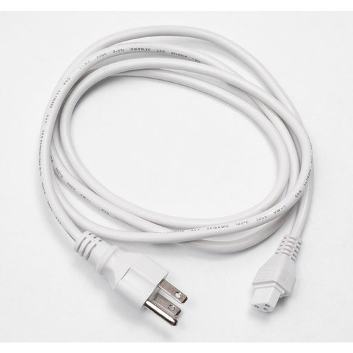 AFX Lighting Riley 5' Power Cord with 3-Prong Plug, White - RLEP60WH