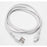 AFX Lighting Riley 5' Power Cord with 3-Prong Plug, White