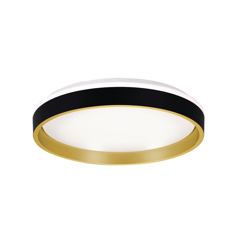 AFX Lighting Rana 1LT LED 16" Flush, Black/5CCT/120V/Frosted - RNAF16LAJD1BK