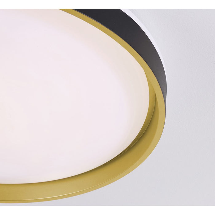 AFX Lighting Rana 1LT LED 19" Flush, Black/5CCT/120V/Frosted