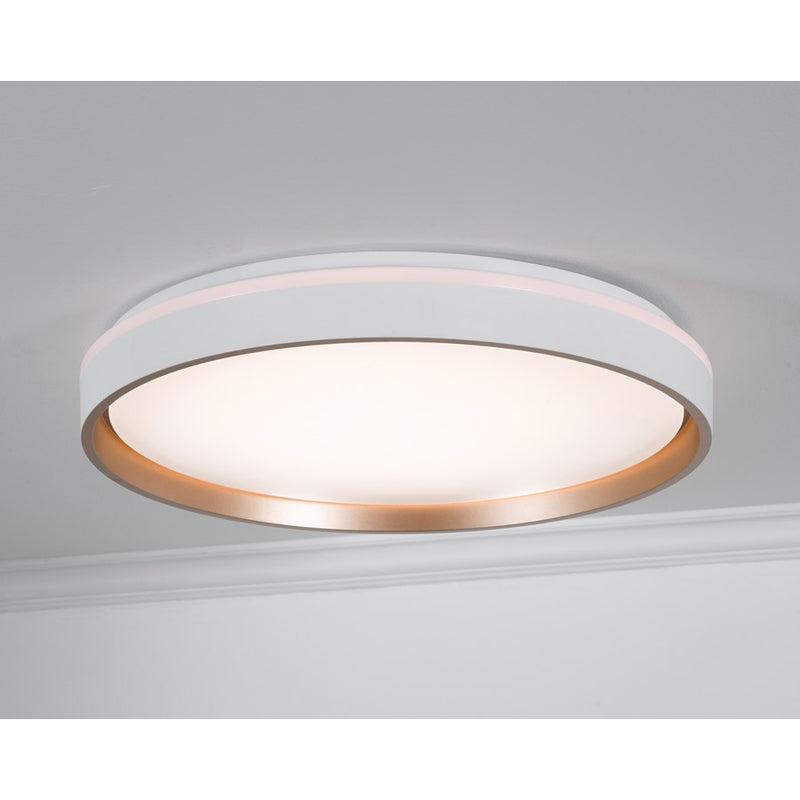 AFX Lighting Rana 1LT LED 19" Flush, White/5CCT/120V/Frosted
