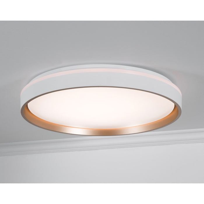 AFX Lighting Rana 1LT LED 19" Flush, White/5CCT/120V/Frosted