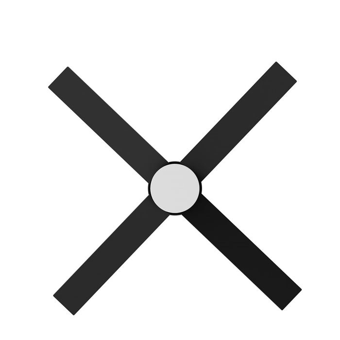 AFX Lighting Ross 1Lt 52" 4 Blade LED Ceiling Fan, BK/FR