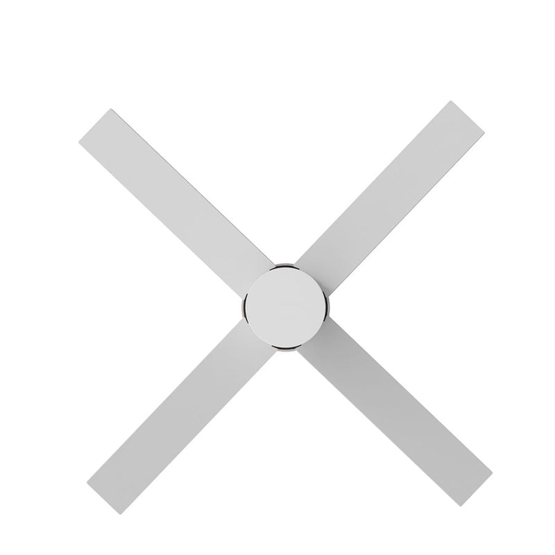 AFX Lighting Ross 1Lt 52" 4 Blade LED Ceiling Fan, Nickel/FR