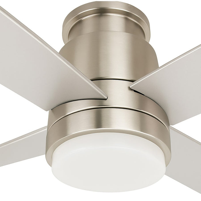 AFX Lighting Ross 1Lt 52" 4 Blade LED Ceiling Fan, Nickel/FR