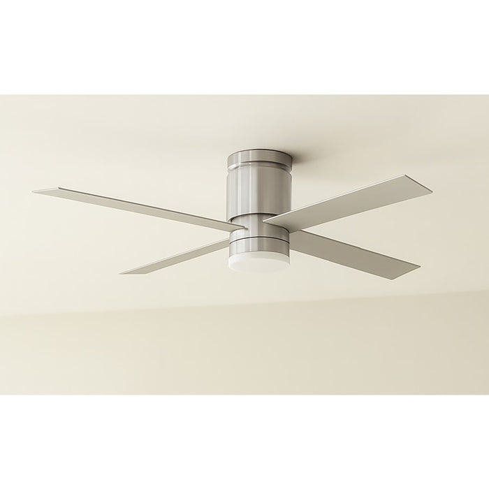 AFX Lighting Ross 1Lt 52" 4 Blade LED Ceiling Fan, Nickel/FR
