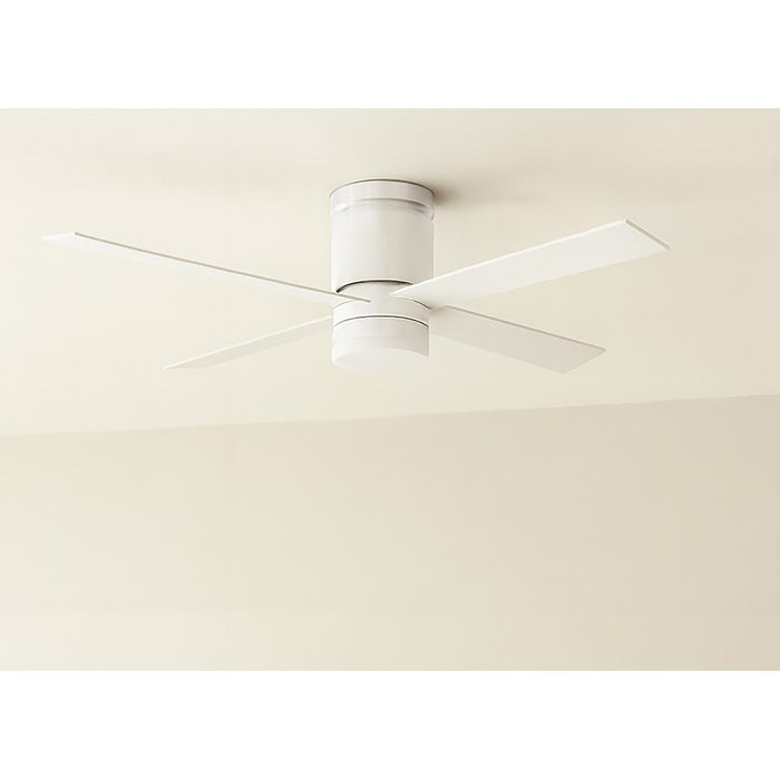 AFX Lighting Ross 1Lt 52" 4 Blade LED Fan, WH/FR/Remote
