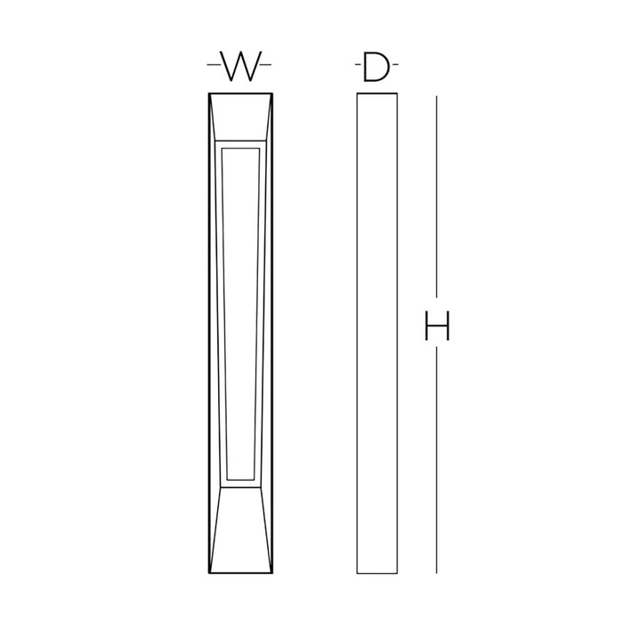 AFX Lighting Rowan 1 Light 20" LED Wall Sconce, Bronze/White
