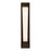 AFX Lighting Rowan 1 Light 36" LED Wall Sconce, Bronze/White