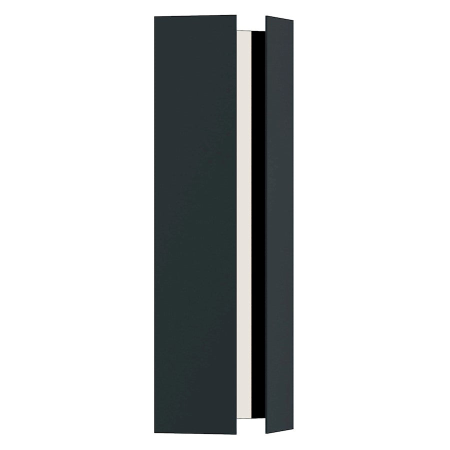 AFX Lighting Ryan 1 Light 24" LED Outdoor Sconce, Black/White - RYNW0624LAJUDBK