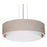 AFX Lighting Sanibel 1 Light Pendant, Satin Nickel/Jute