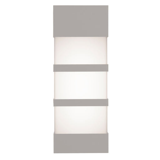 AFX Lighting State 1Lt 12" LED Outdoor Sconce, Grey/White