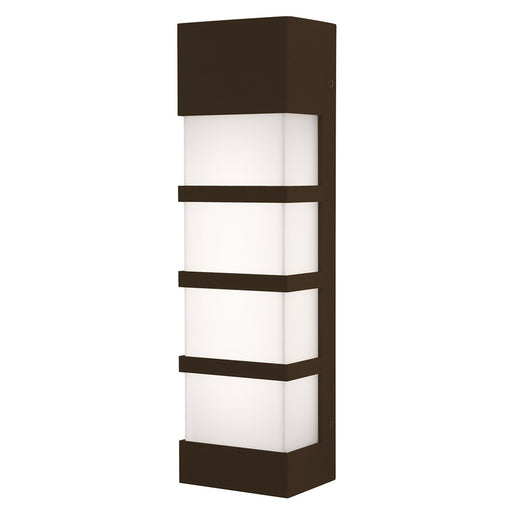 AFX Lighting State 1 Light 17" LED Outdoor Sconce, Bronze/White - SEW0517LAJUDBZ