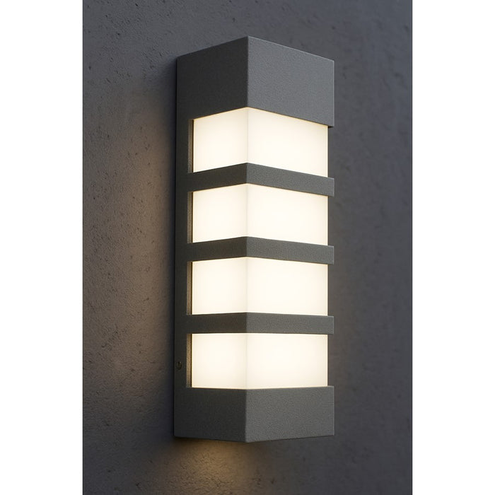 AFX Lighting State 1Lt 17" LED Outdoor Sconce, Grey/White