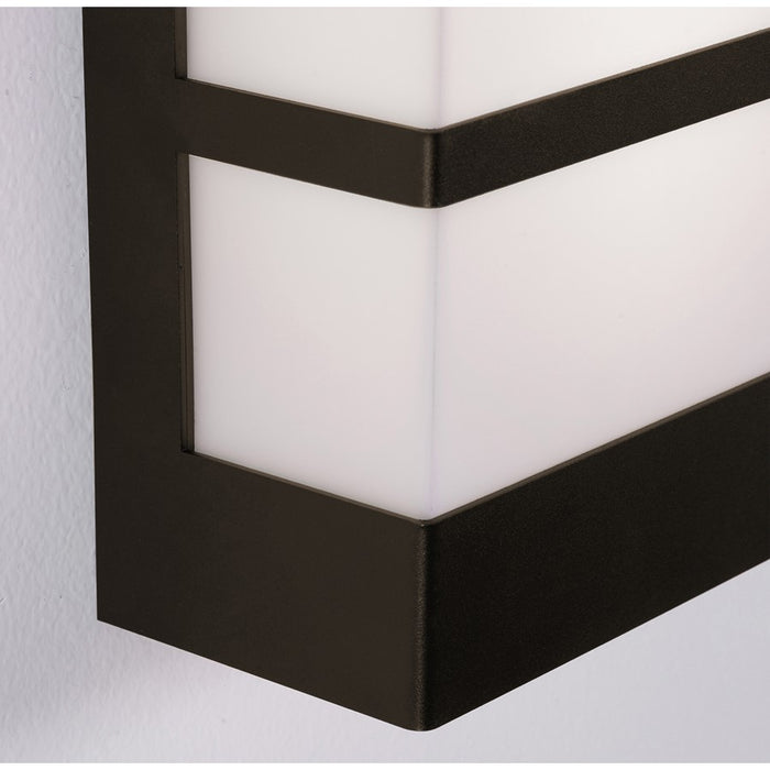 AFX Lighting State 1 Light 24" LED Outdoor Sconce, Bronze/White
