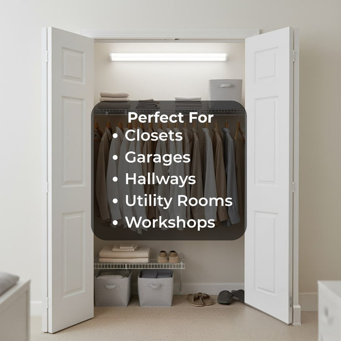 AFX Lighting Shaw 1Lt 24" LED Undercabinet/Pack of 4, WH/FR