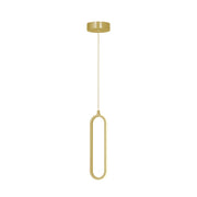 AFX Lighting Sienna 1LT 12'' 1-Light LED Pendant, Gold/White - SIEP12LAJD1GD