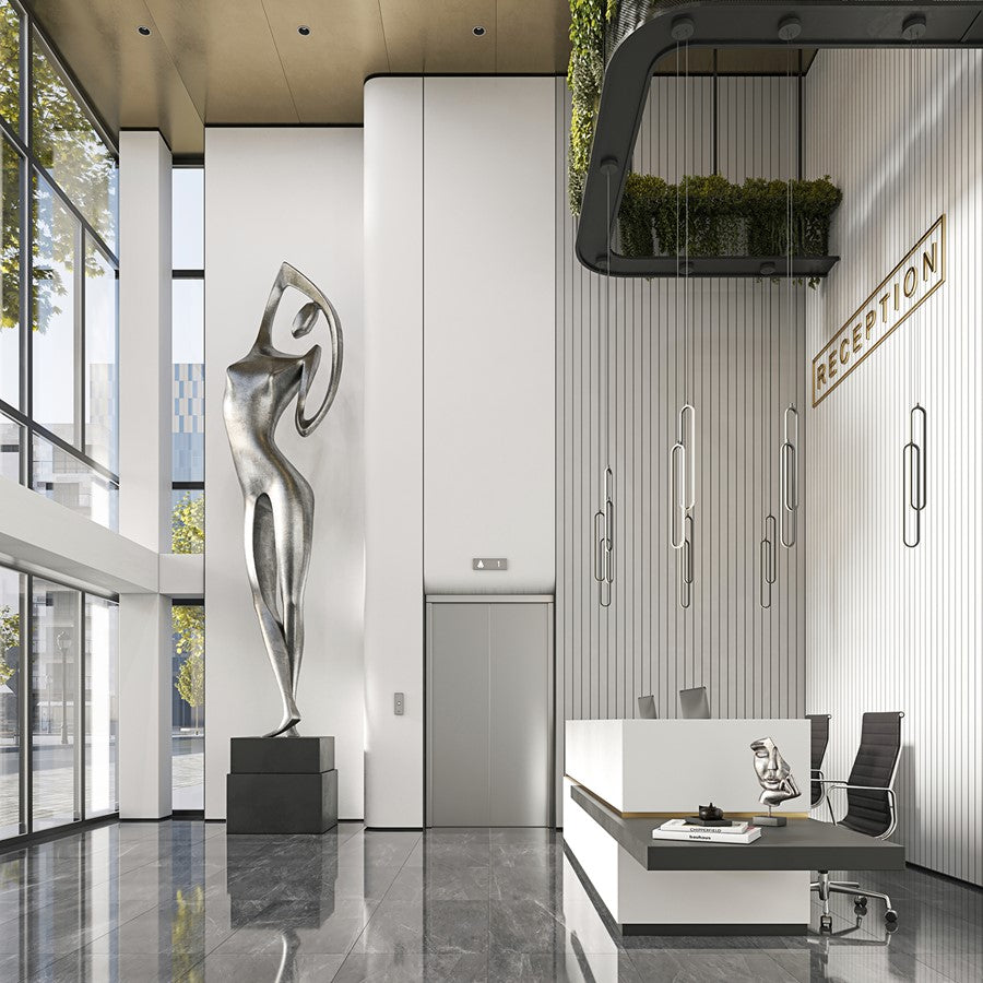 AFX Lighting Sienna 2LT 12'' 2-Light LED Pendant, Nickel/WH