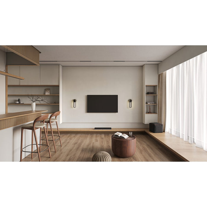 AFX Lighting Sienna 1LT 14'' LED Sconce, Black/White