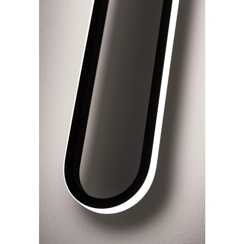 AFX Lighting Sienna 1LT 14'' LED Sconce, Black/White