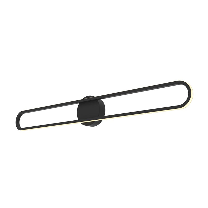 AFX Lighting Sienna 1LT 34'' LED Vanity, Black/White - SIEV3405LAJD1BK