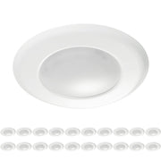 AFX Lighting Slim 1Lt 6" LED Flush Mount, White/Frosted - SLMF04L30D1WH-20