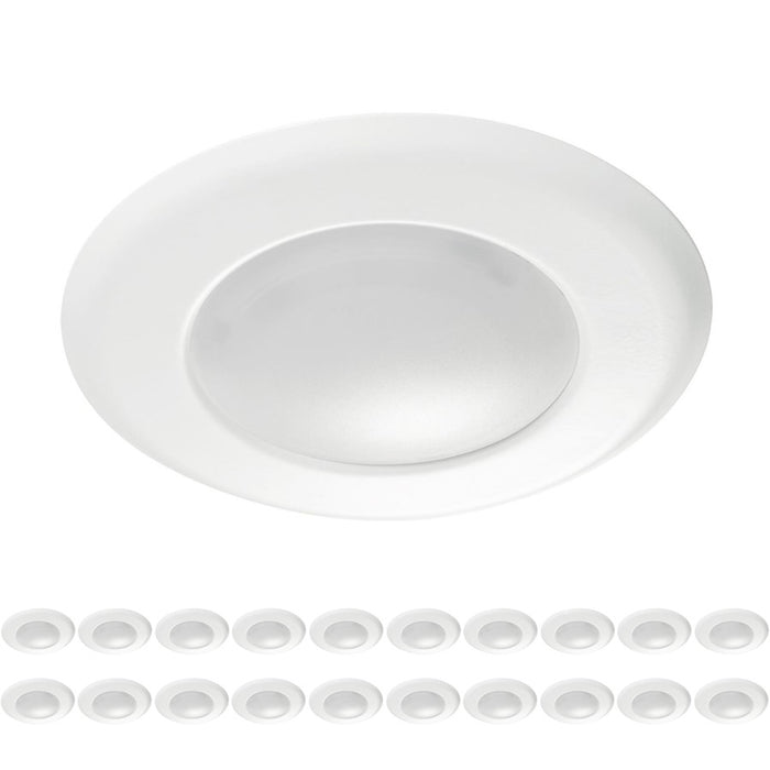 AFX Lighting Slim 1Lt 6" LED Flush Mount, White/Frosted - SLMF04L30D1WH-20