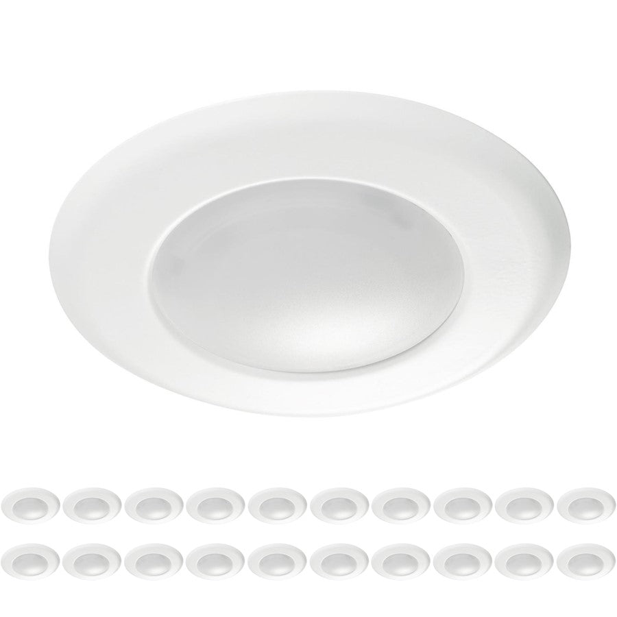 AFX Lighting Slim 1Lt 6" LED Flush Mount, White/Frosted - SLMF04L30D1WH-20